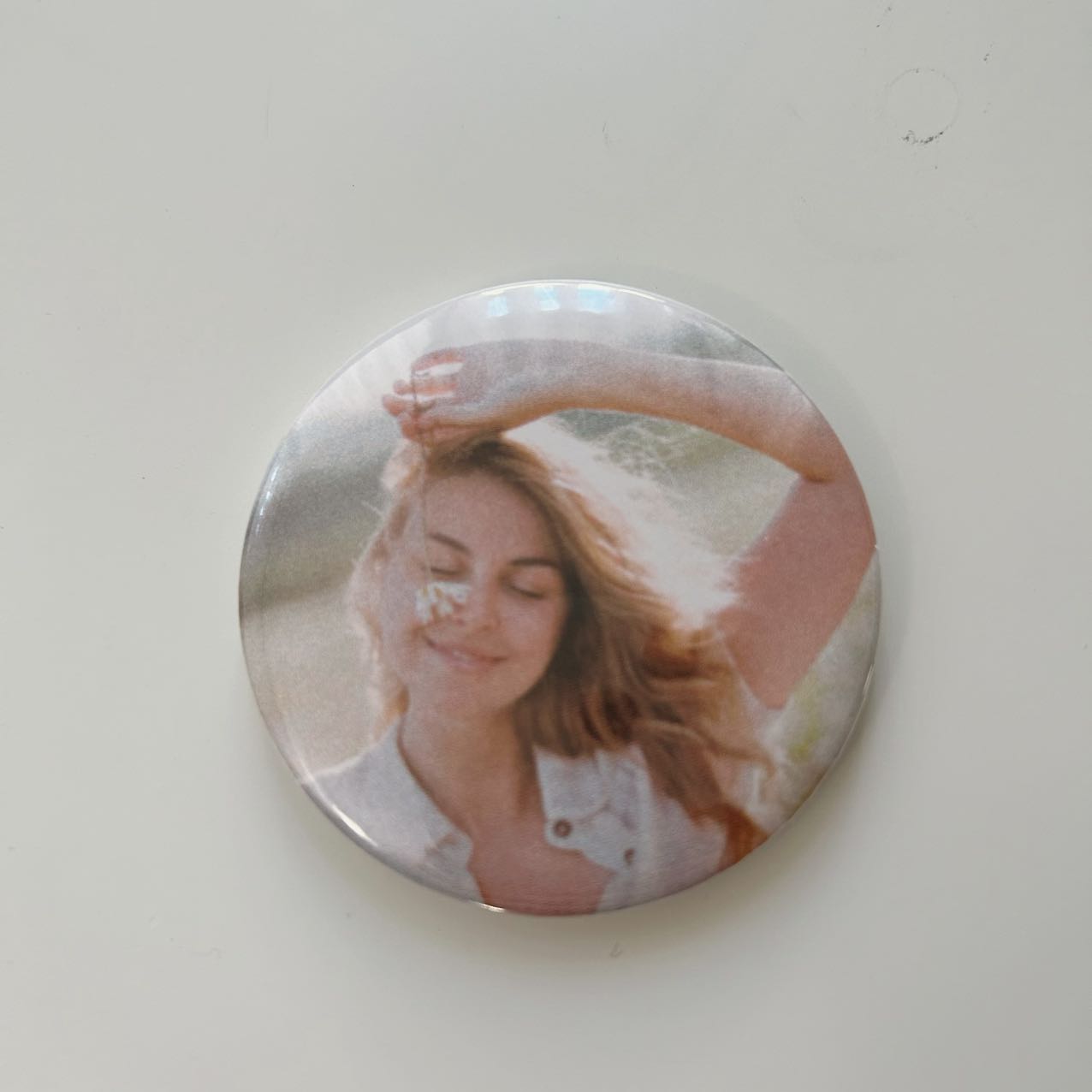 Custom Pin Button, Badge, Round 2¼ inch (58mm)